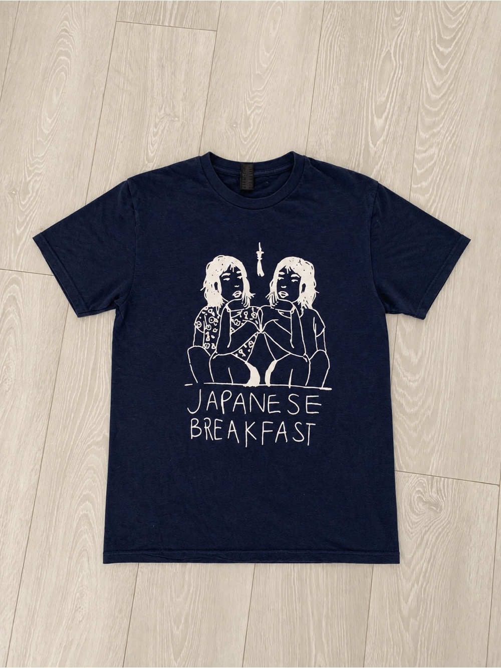 Japanese Breakfast Graphic Tee - Navy